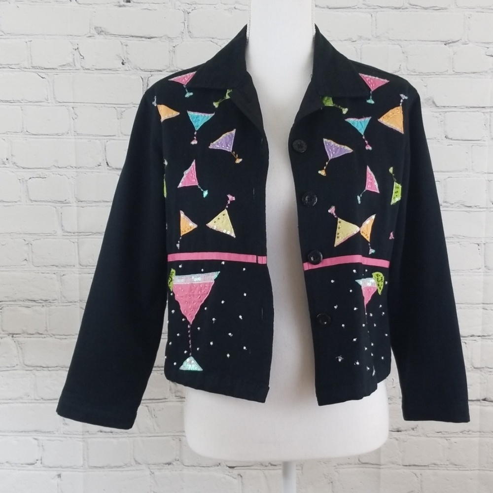 Martini's Anyone cropped jacket